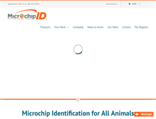 Tablet Screenshot of microchipidsystems.com